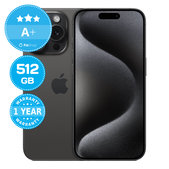 Apple iPhone 15 Pro Black Titanium 512GB A+ Repasovaný