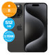 Apple iPhone 15 Pro Black Titanium 512GB B Repasovaný