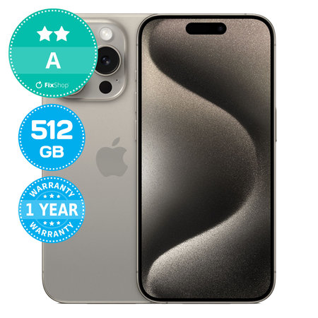 Apple iPhone 15 Pro Natural Titanium 512GB A Repasovaný
