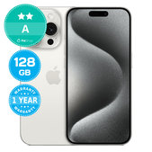 Apple iPhone 15 Pro White Titanium 128GB A Repasovaný