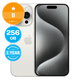 Apple iPhone 15 Pro White Titanium 256GB B Repasovaný