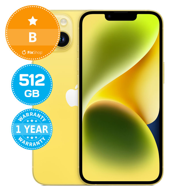 Apple iPhone 14 Yellow 512GB B Repasovaný