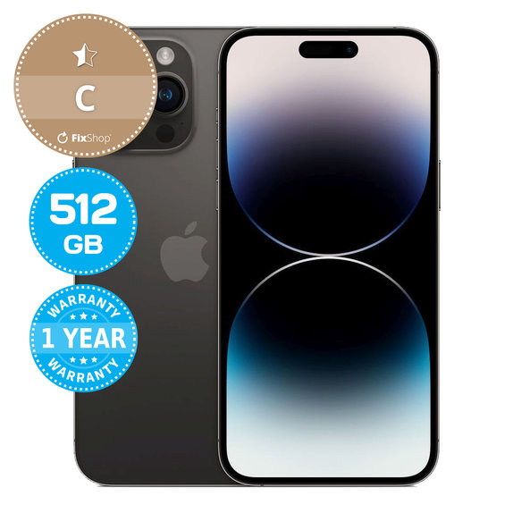 Apple iPhone 14 Pro Max Space Black 512GB C Repasovaný