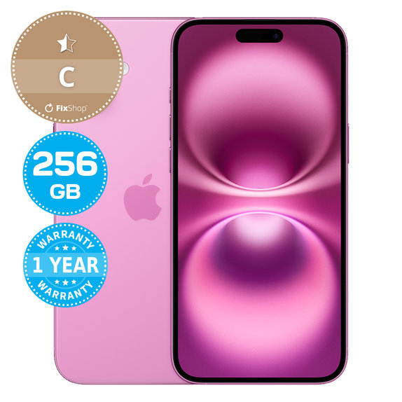 Apple iPhone 16 Plus Pink 256GB C Repasovaný