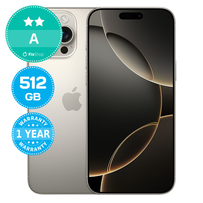 Apple iPhone 16 Pro Max Natural Titanium 512GB A Repasovaný