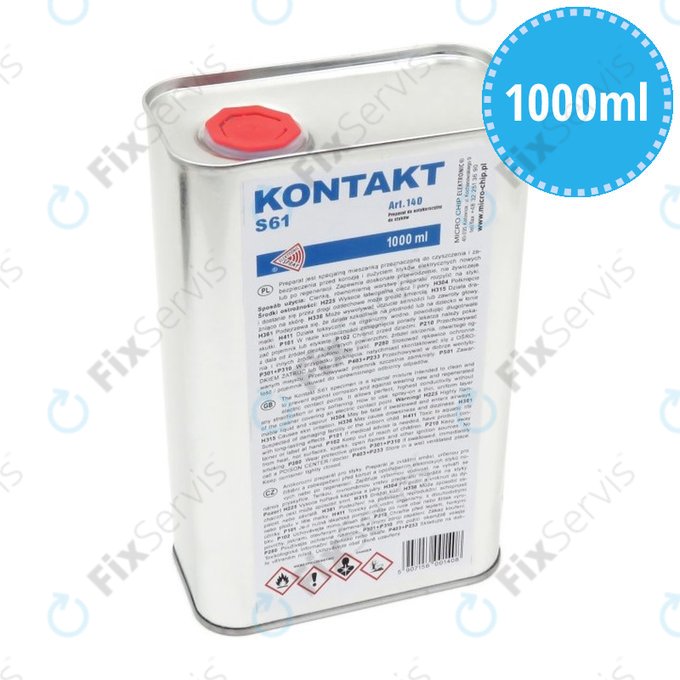 Kontakt S61 - Antikorózny Čistiaci Prostriedok na Kontakty - 1000ml