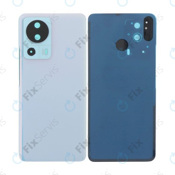 Xiaomi 13 Lite - Batériový Kryt + Rám + Sklíčko Zadnej Kamery (Blue)