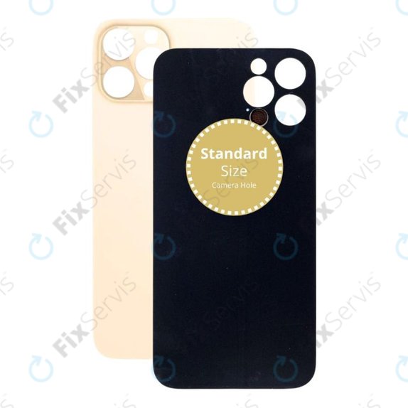 Apple iPhone 12 Pro Max - Sklo Zadného Housingu (Gold)