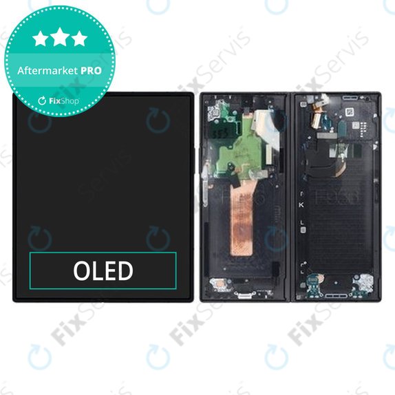 Samsung Galaxy Z Fold 6 F956B - LCD Displej + Dotykové Sklo + Rám (Black) OLED