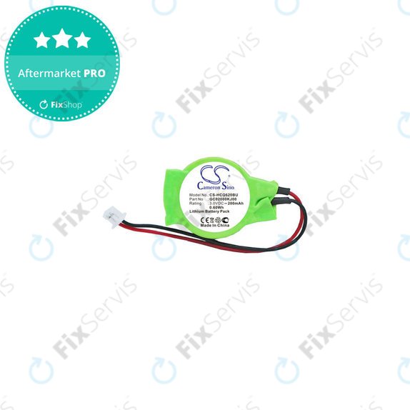 Batéria pre CMOS for Advent, Asus, HP, MSI, 200mAh, Lithium, 3V, GC02000KJ00, HQ