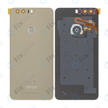 Huawei Honor 8 - Batériový Kryt + Čítačka Odtlačku (Gold) - 02350YMX Genuine Service Pack