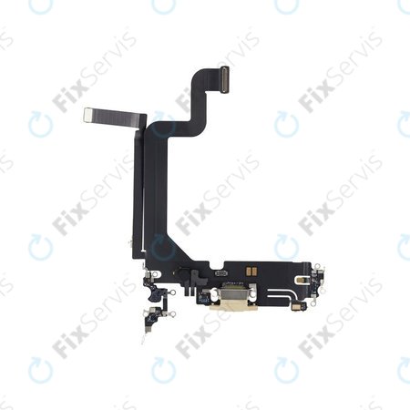 Apple iPhone 14 Pro Max - Nabíjací Konektor + Flex Kábel (Gold)