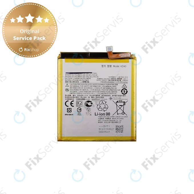 Motorola Moto G8 Plus - Batéria KD40 4000mAh - SB18C52857 Genuine Service Pack