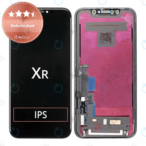 Displej pre iPhone XR, Dotykové sklo s rámom, Refurbished