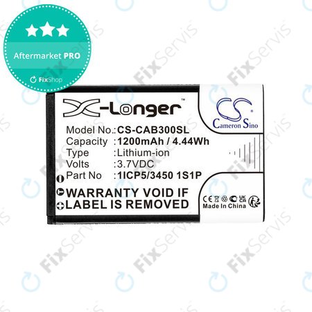 Batéria pre Cat B30, 1200mAh, Li-Ion, 3.7V, 1ICP5/3450 1S1P, HQ