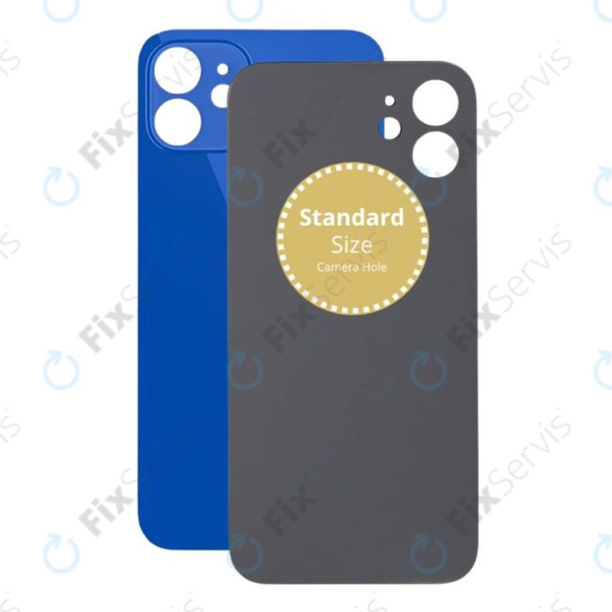 Apple iPhone 12 - Sklo Zadného Housingu (Blue)