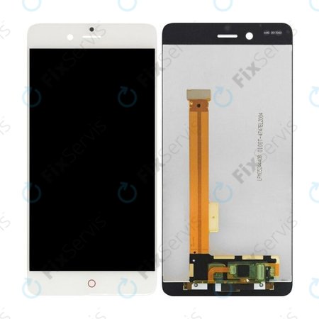 Nubia Z11 mini S - LCD Displej + Dotykové Sklo (White) TFT