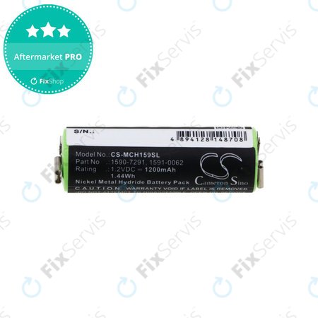 Batéria pre Moser Chromini 1591, Ermila Bella 1590, 1200mAh, Ni-MH, 1.2V, 1590-7291, HQ