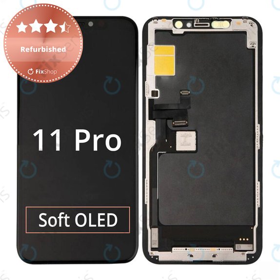 Displej pre iPhone 11 Pro, Dotykové sklo s rámom, Refurbished