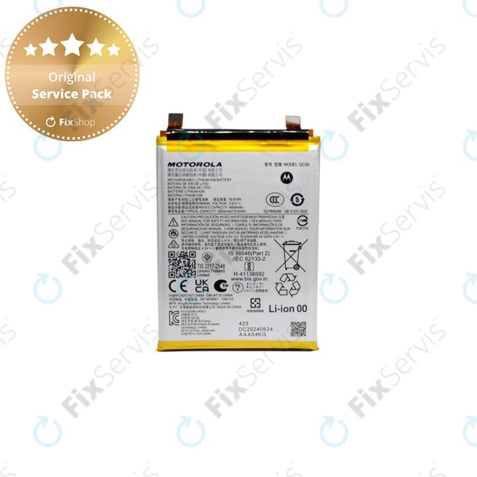 Motorola Edge 50 Fusion - Batéria QC50 5000mAh - SB18E08901 Genuine Service Pack