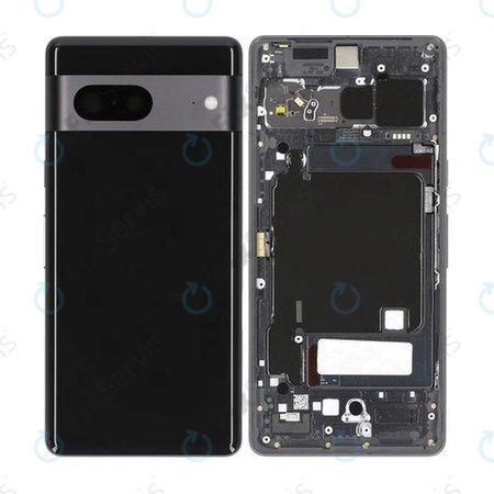 Google Pixel 7 GVU6C GQML3 - Zadný Housing (Obsidian)