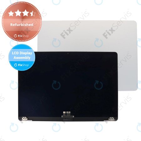 Apple MacBook Air 15" M2 A2941 (2023), M3 A3114 (2024) - LCD Displej + Predné Sklo + Kryt (Silver) Refurbished