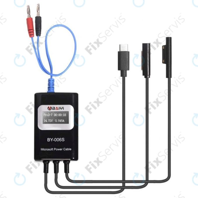 BY-006S - Multifunkčný Napájací Kábel pre Microsoft Surface Book, Go, Laptop, Pro, RT