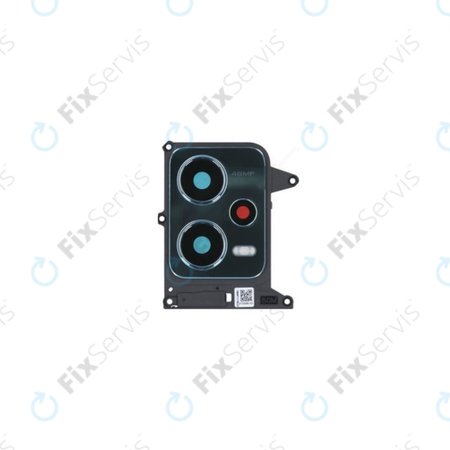 Xiaomi Redmi Note 12 5G - Sklíčko Zadnej Kamery + Rám (Ice Blue) - Genuine Service Pack