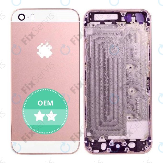 Apple iPhone 5S - Zadný Housing (Rose Gold)