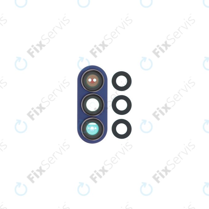 Samsung Galaxy Z Fold 7 F966B - Sklíčko Zadnej Kamery + Rám (Blue Shadow)