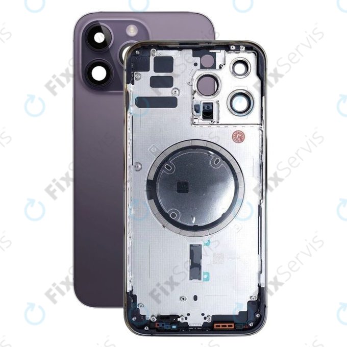 Apple iPhone 14 Pro Max - Zadný Housing (Deep Purple)