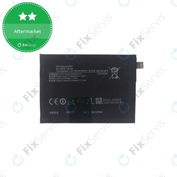 OnePlus Nord 2 5G - Batéria BLP861 4500mAh