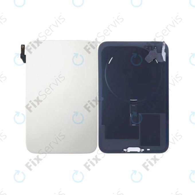 Sklo zadného housingu s MagSafe pre iPhone 17 Pro, Silver, Refurbished