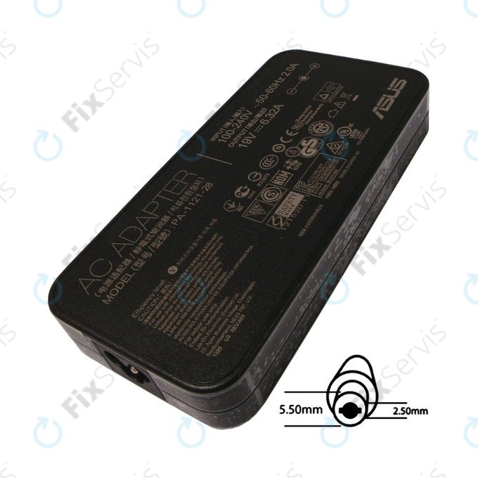 Nabíjací adaptér pre Asus, B04G266006100, 120W, 19V, Genuine Service Pack