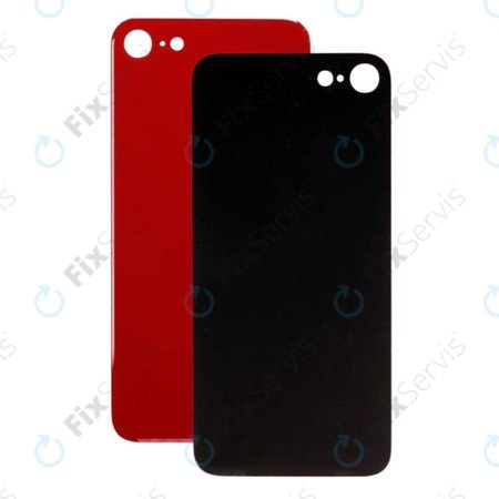 Apple iPhone SE (2nd Gen 2020) - Sklo Zadného Housingu (Red)