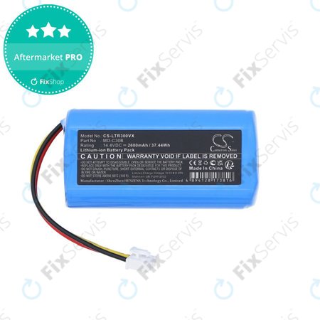 Batéria pre Liectroux C30B, BLAUPUNKT BPK-VCBB1XB, Midea M4, 2600mAh, Li-Ion, 14.4V, MD-C30B, HQ