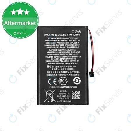 Nokia Lumia 800, N9 - Batéria BV-5JW 1450mAh