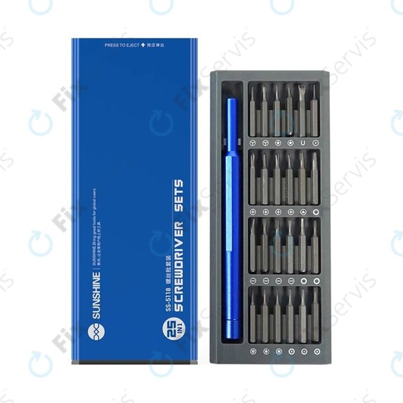 Sunshine SS-5118 - Sada so Skrutkovačom a Bitmi 25v1