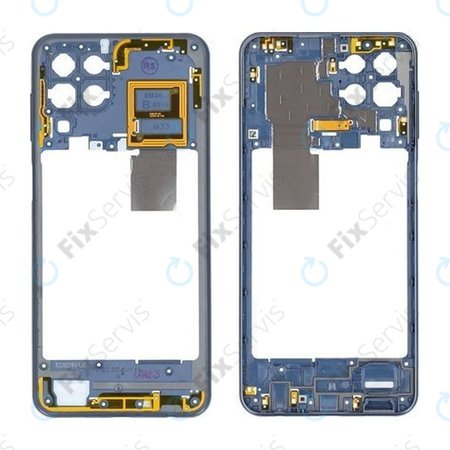 Samsung Galaxy M33 5G M336B - Stredný Rám (Blue) - GH98-47410A Genuine Service Pack