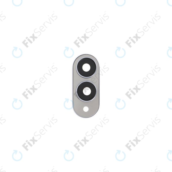 Samsung Galaxy S25 Edge - Sklíčko Zadnej Kamery + Rám (Titanium Silver)