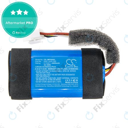 Batéria pre JBL Flip 6, 6800mAh, Li-Ion, 3.7V, GSP-1S2P-F6D, HQ