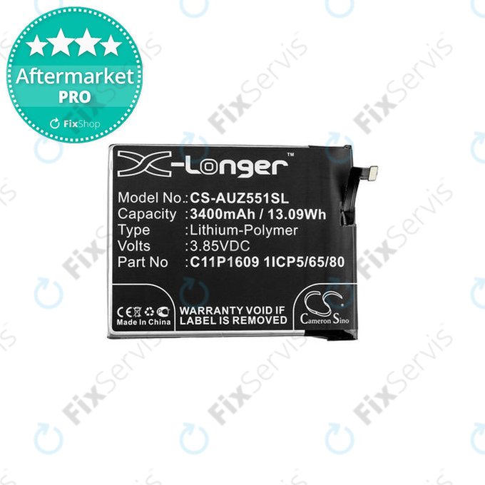 Asus Zenfone 3 Max ZC553KL (X00DD), 4 Max ZC554KL (X00ID) - Batéria C11P1609 3400mAh HQ