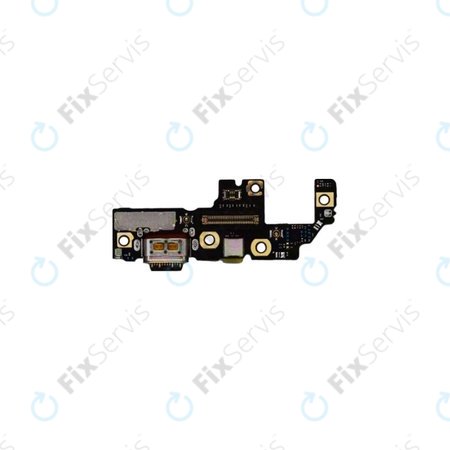 Motorola Razr 40 - Nabíjací Konektor PCB Doska + Mikrofón - 5P68C22842 Genuine Service Pack