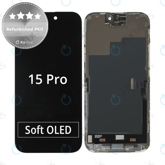 Apple iPhone 15 Pro - LCD Displej + Dotykové Sklo + Rám Refurbished PRO
