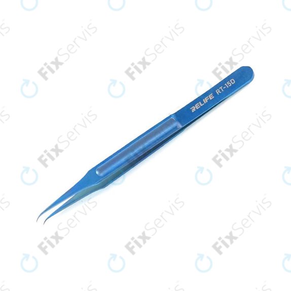 Relife RT-15D - Titánová Pinzeta s Prehnutou Špičkou (140mm)