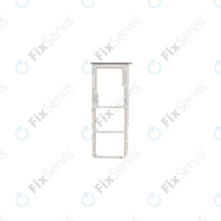 Samsung Galaxy A71 A715F - SIM + SD Slot (Prism Crush Silver) - GH98-44757B Genuine Service Pack