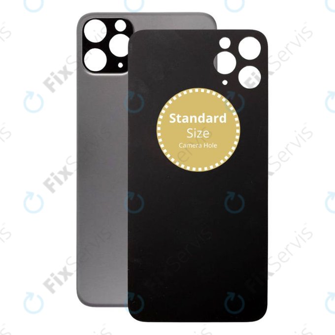 Apple iPhone 11 Pro - Sklo Zadného Housingu (Space Gray)