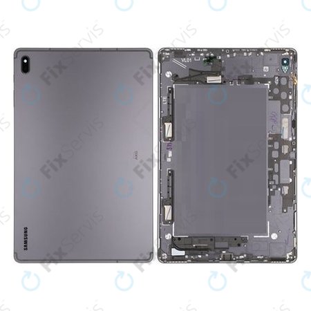 Samsung Galaxy Tab S7 FE 5G T736B - Batériový Kryt (Mystic Black) - GH82-25745A Genuine Service Pack