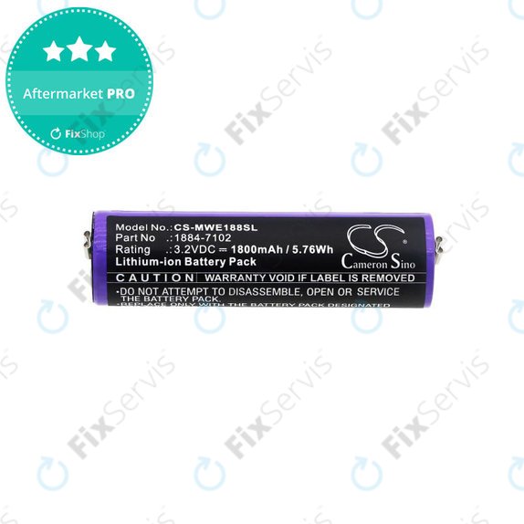 Batéria pre Moser Ermila 1884, 1885, Wahl 1884 LI+PRO, Wahl Ermila 1884, 1885, 1800mAh, LiFePO4, 3.2V, -, HQ