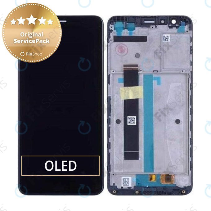 Asus Zenfone Max Plus ZB570TL - LCD Displej + Dotykové Sklo + Rám (Black) - 90AX0181-R20020 Genuine Service Pack